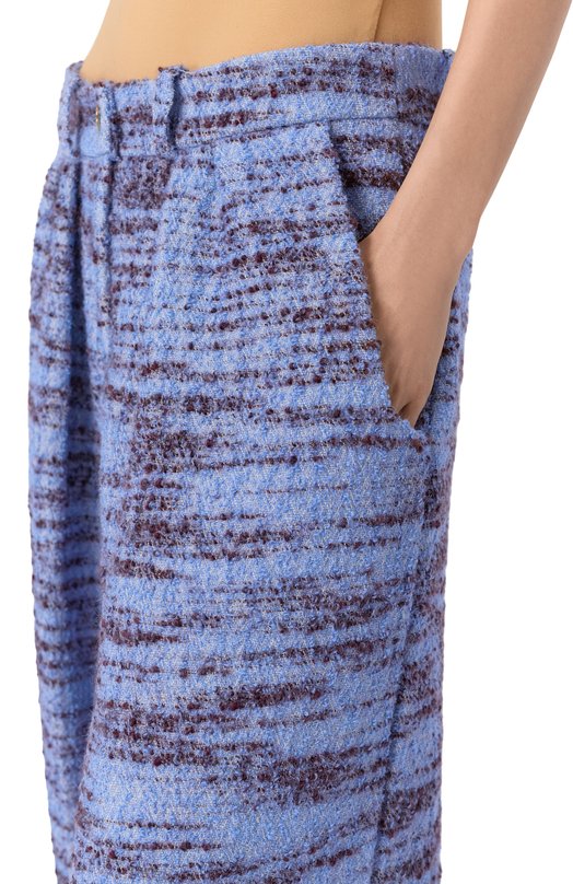 Твидовые брюки ROWEN ROSE PNT_RR285/TWEED Голубой  PNT_RR285/TWEED Фото 5