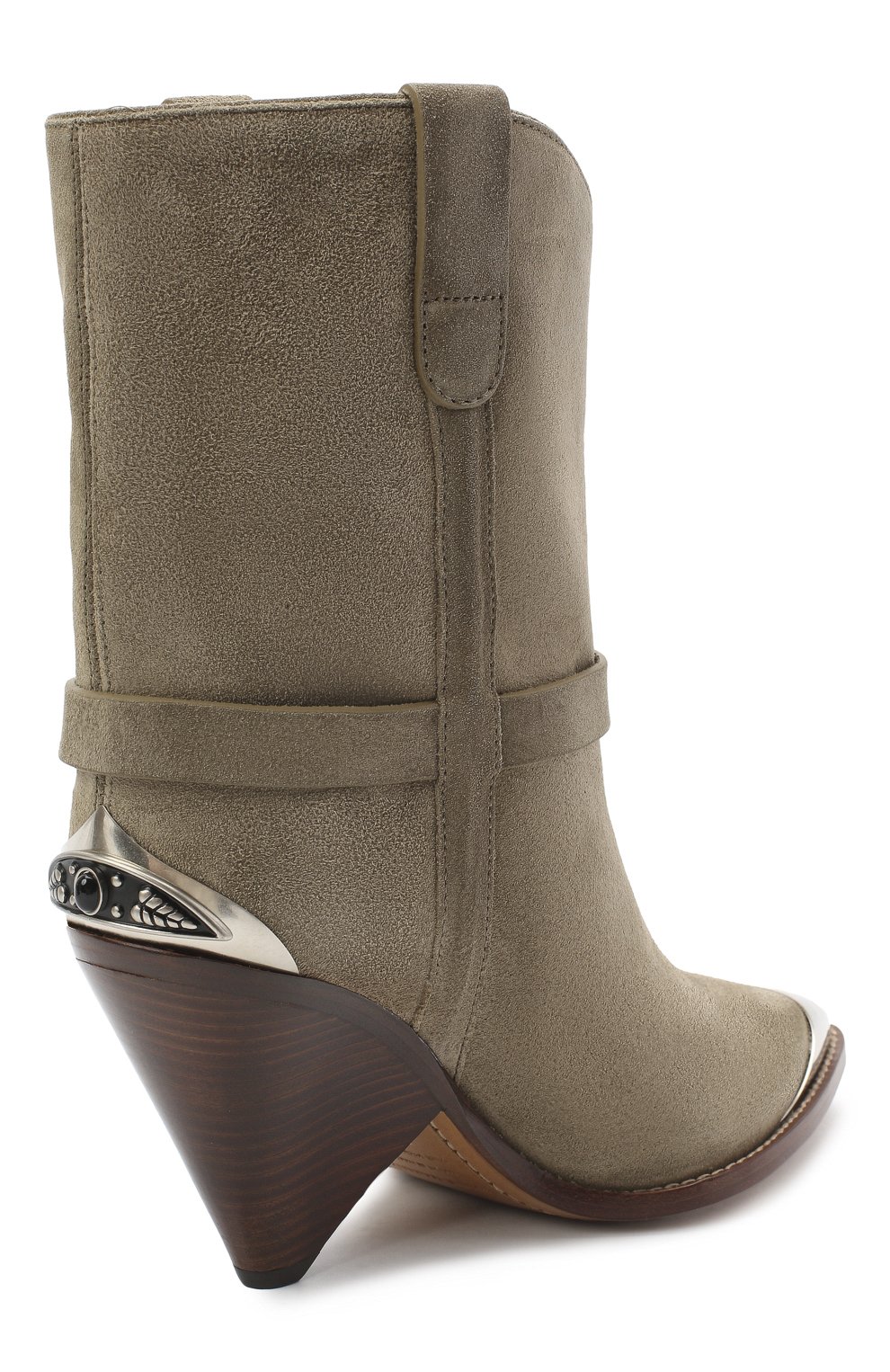 Замшевые казаки lamsy ISABEL MARANT, арт. LAMSY/B00194-00M014S, фото 4