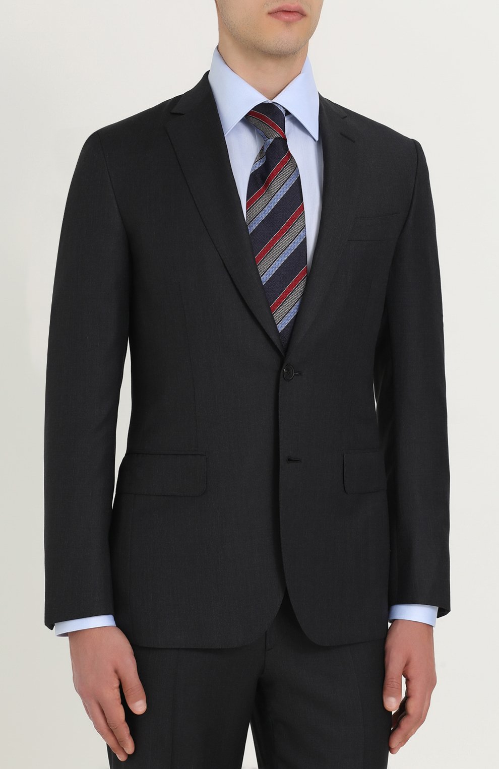 Шерстяной костюм с пиджаком на двух пуговицах BRIONI, арт. RA0G/PZA16/MADIS0N/2, фото 2