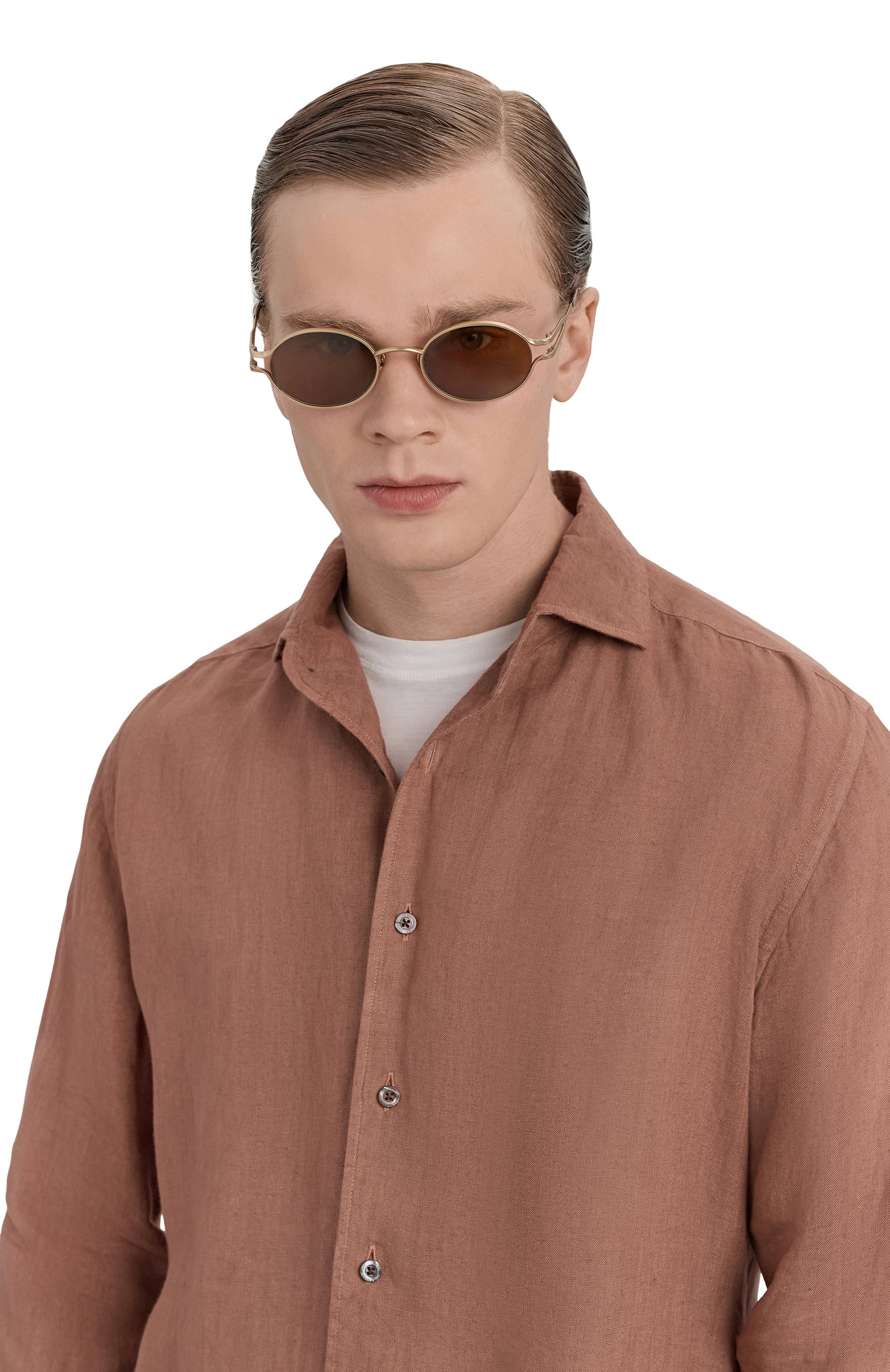 Солнцезащитные очки PROJEKT PRODUKT коричневого цвета по цене 39750 руб., арт. HM3 CMG, фото 2 Солнцезащитные очки PROJEKT PRODUKT, арт. HM3 CMG, фото 2