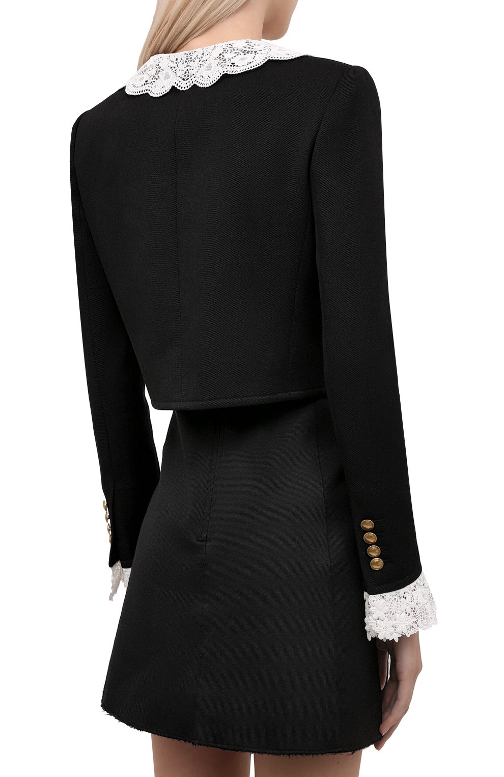 Шерстяной жакет SAINT LAURENT, арт. 670245/Y3D16, фото 4