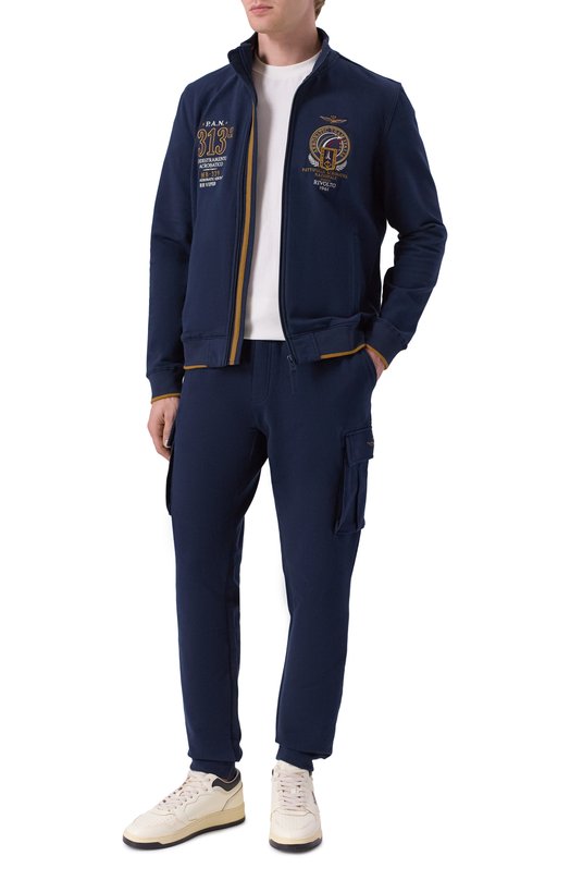 Хлопковая толстовка Aeronautica Militare FE2062UF00662 Синий  FE2062UF00662 Фото 2