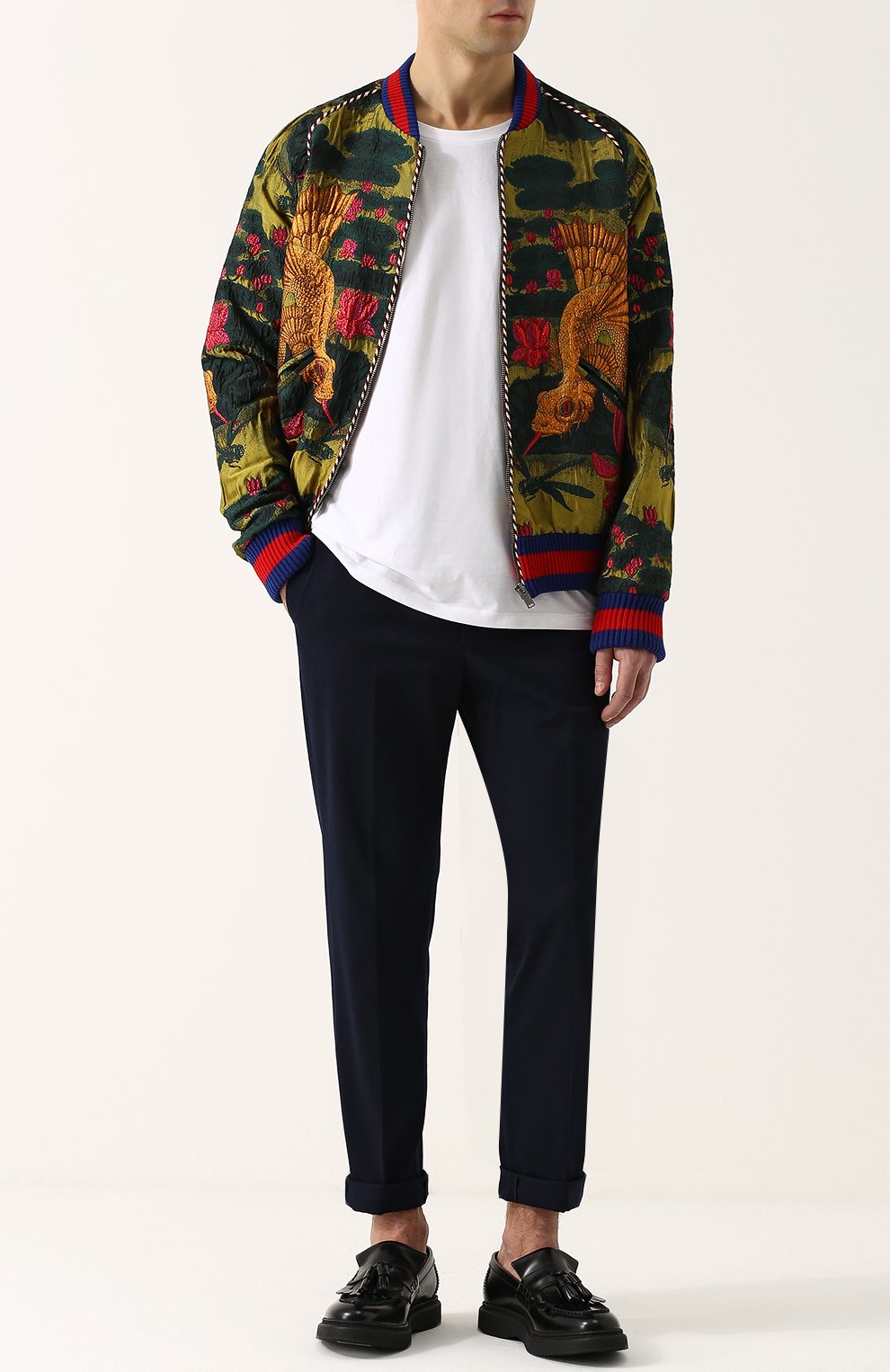 Бомбер на молнии с вышивкой GUCCI, арт. 493711/Z463G, фото 2