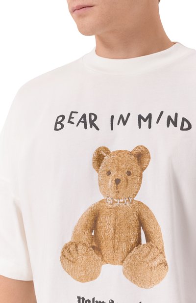 Хлопковая фут�болка PALM ANGELS, арт. PMAA10BF25JER004, фото 5