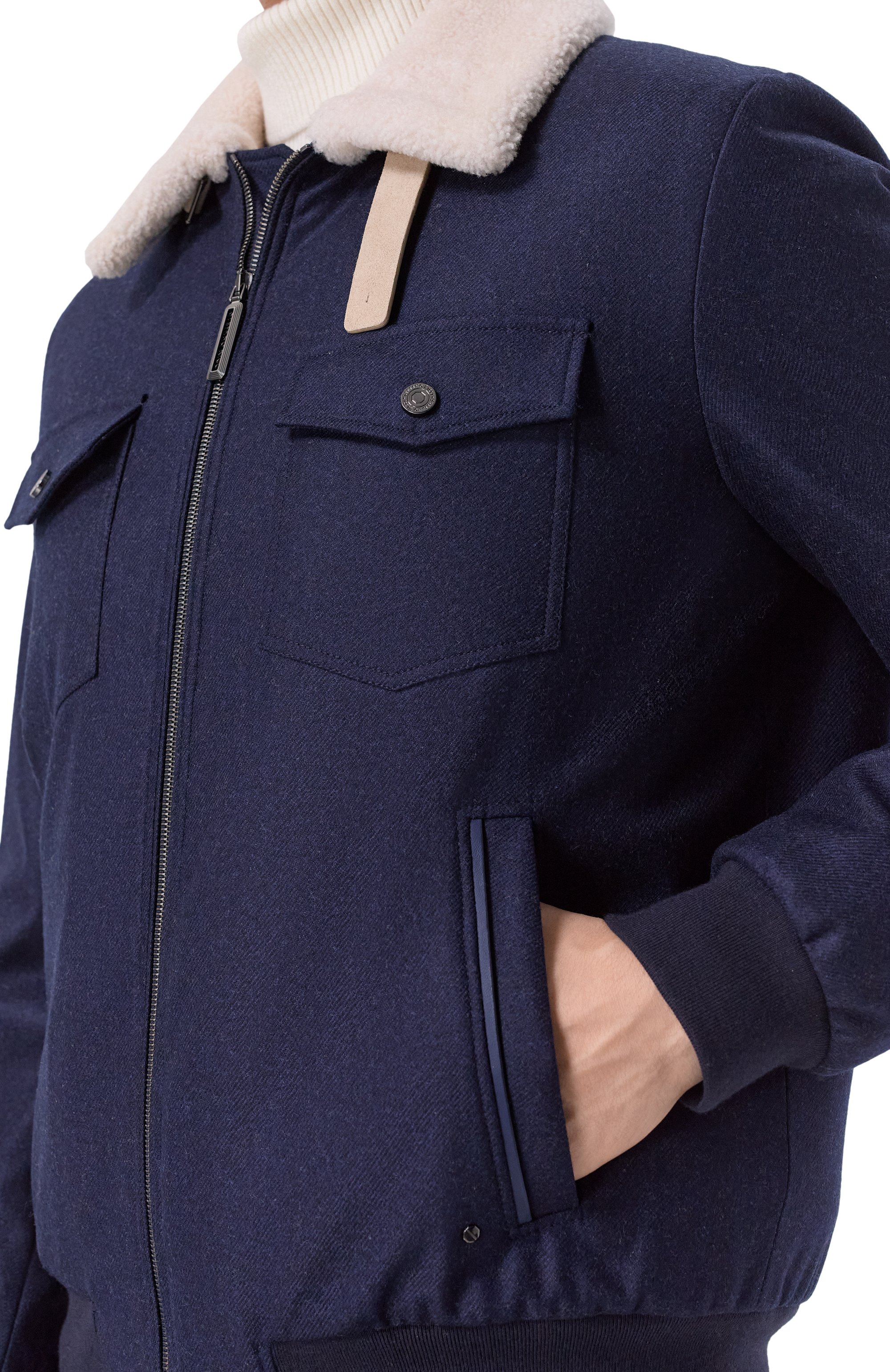 Бомбер с подкладкой из овчины STEFANO RICCI, арт. M7J5300081/MA0020, фото 5