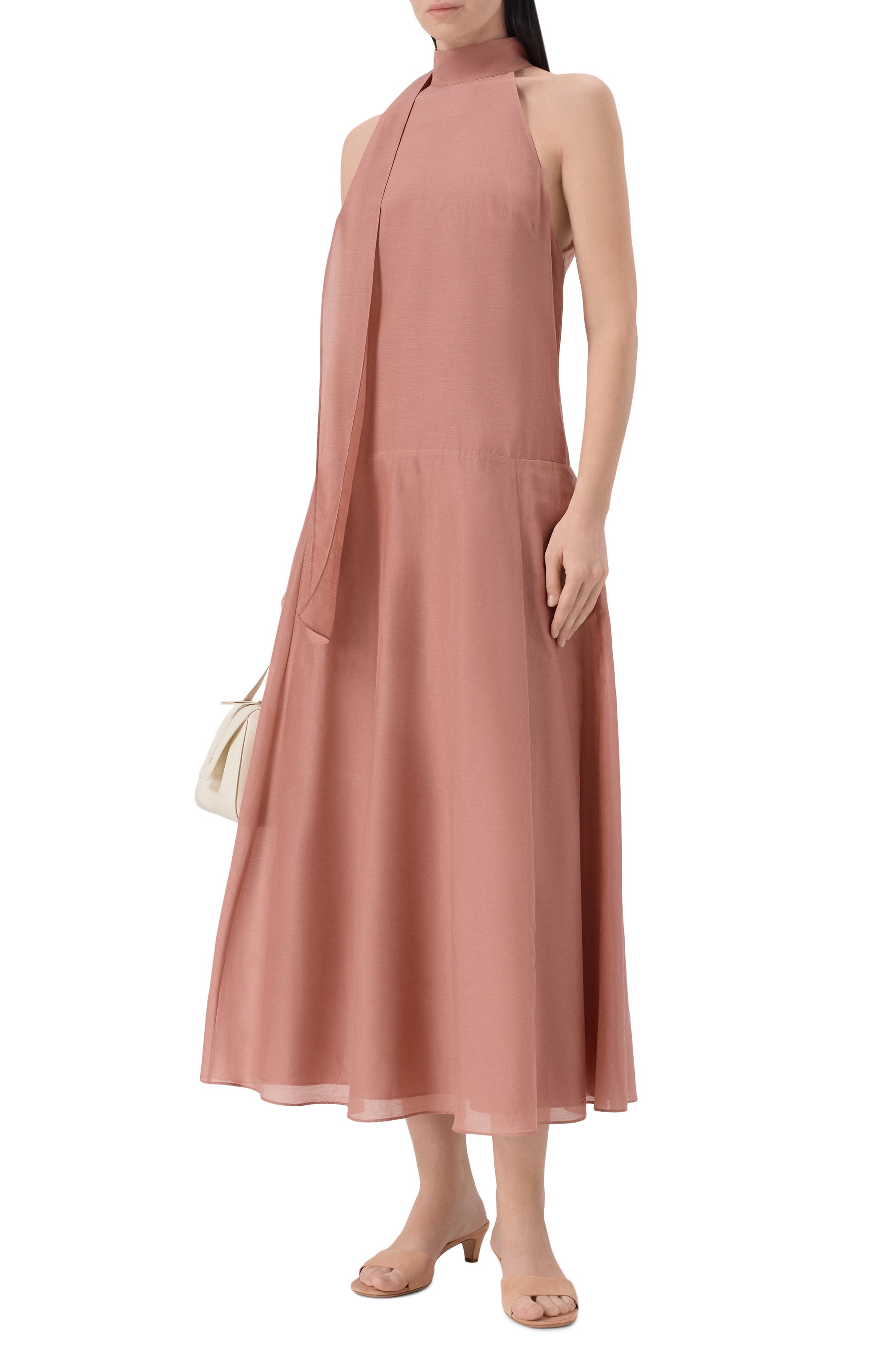 Платье из хлопка и шелка 12 STOREEZ, арт. 137565, фото 2