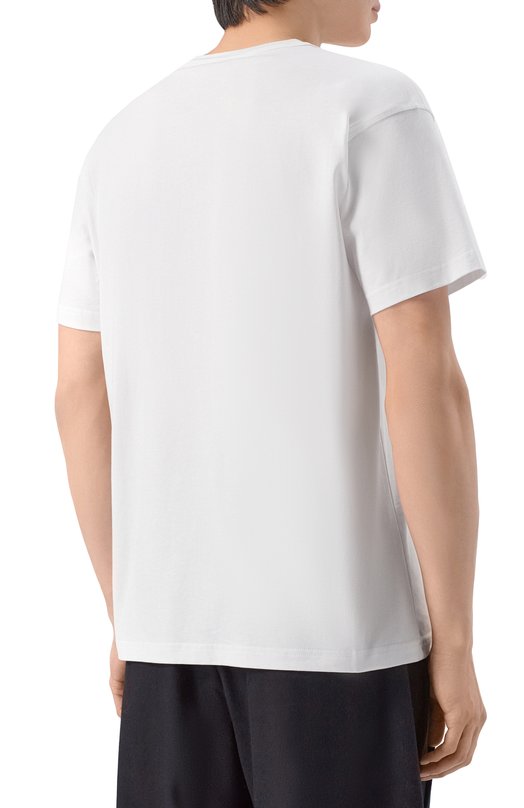 Хлопковая футболка Diesel A22005/0PLAT Белый  A22005/0PLAT Фото 4