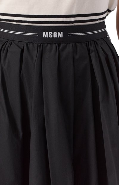 Хлопковая юбка MSGM, арт. 3841MDD22/257100, фото 5