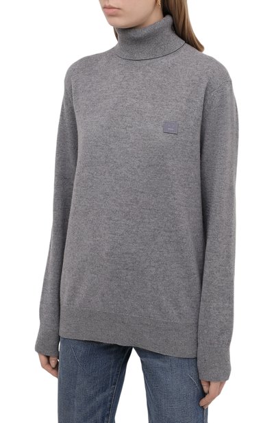 Шерстяная водолазка ACNE STUDIOS серого цвета по цене 27750 руб., арт. C60040/W, фото 3 Шерстяная водолазка ACNE STUDIOS, арт. C60040/W, фото 3