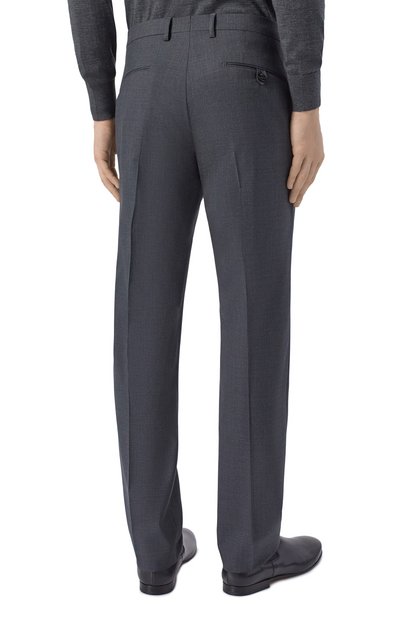 Шерстяные брюки BERWICH темно-серого цвета по цене 33100 руб., арт. SC/1, фото 4 Шерстяные брюки BERWICH, арт. SC/1, фото 4