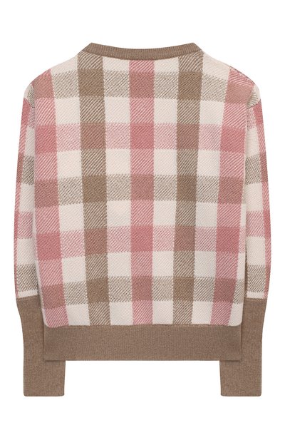 Пуловер из шерсти и кашемира BRUNELLO CUCINELLI розового цвета по цене 74600 руб., арт. B16M15300C, фото 2 Пуловер из шерсти и кашемира BRUNELLO CUCINELLI, арт. B16M15300C, фото 2