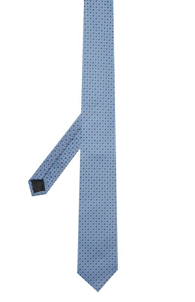 Шелковый галстук BROUBACK голубого цвета по цене 5995 руб., арт. TIE 8CM/FW22, фото 3 Шелковый галстук BROUBACK, арт. TIE 8CM/FW22, фото 3