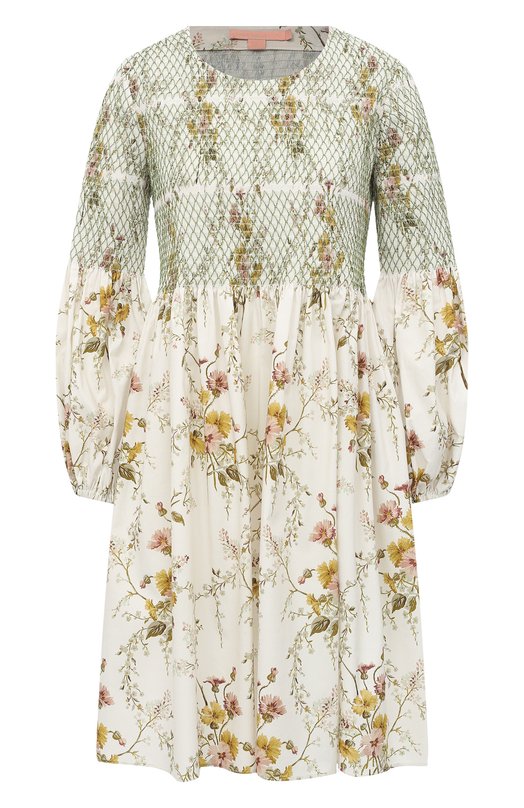 

Хлопковое платье Brock Collection, Кремовый
