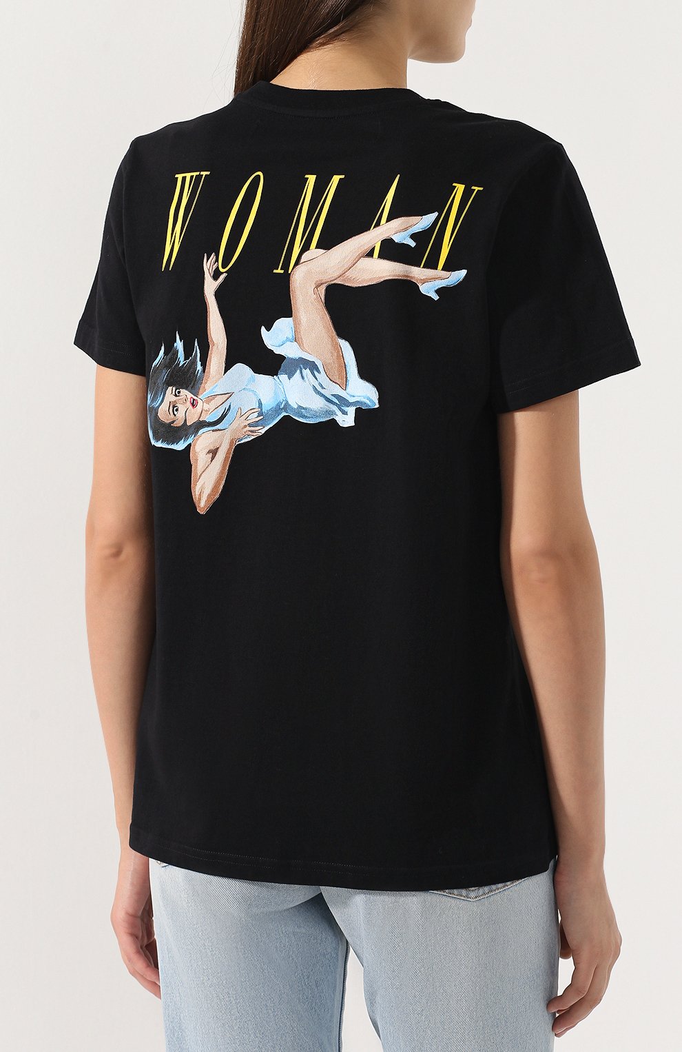 Хлопковая футболка OFF-WHITE, арт. 0WAA049R19B070471088, фото 4