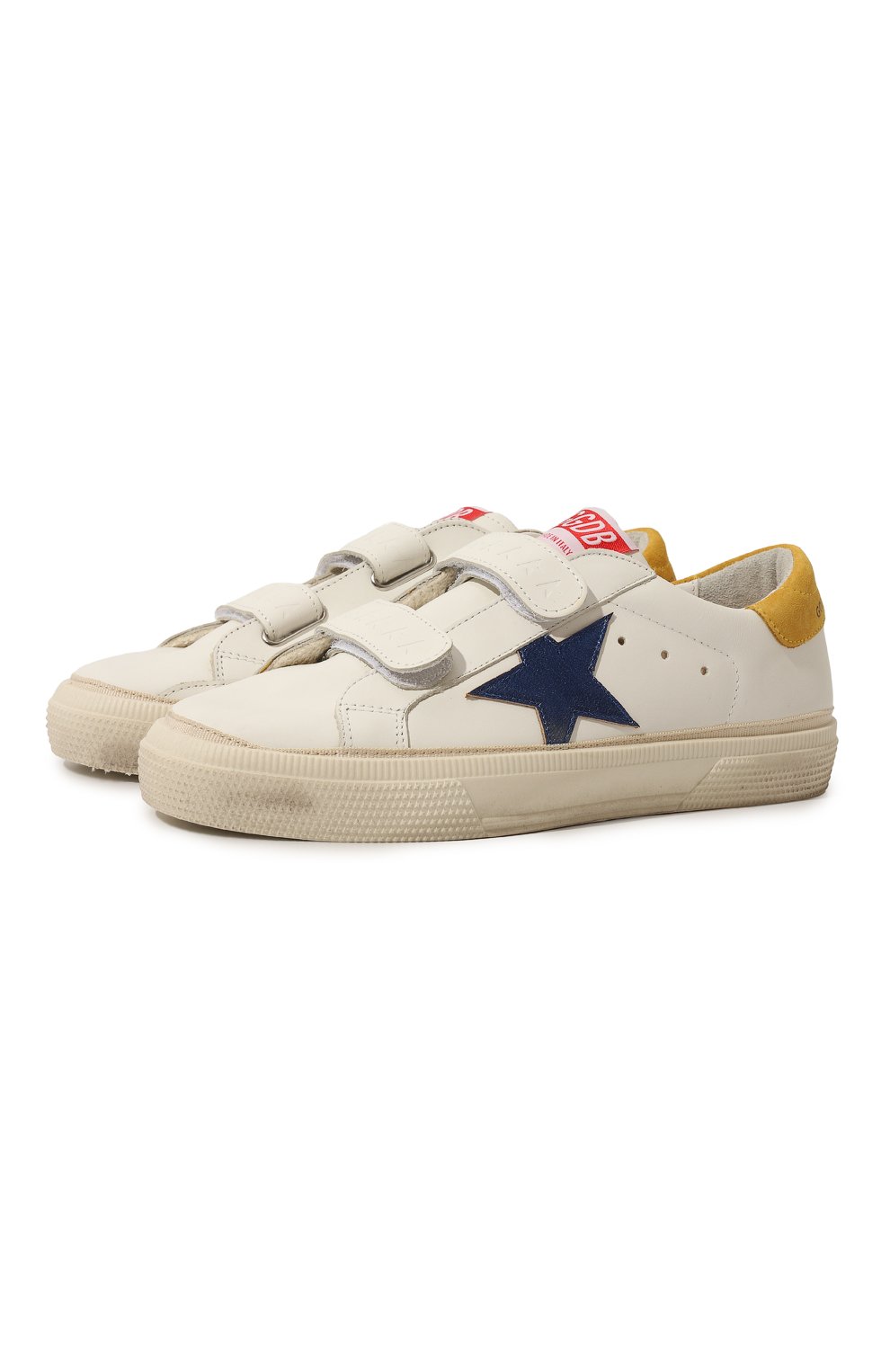 Кожаные кеды may school GOLDEN GOOSE DELUXE BRAND, арт. GTF00198.F003292, фото 1