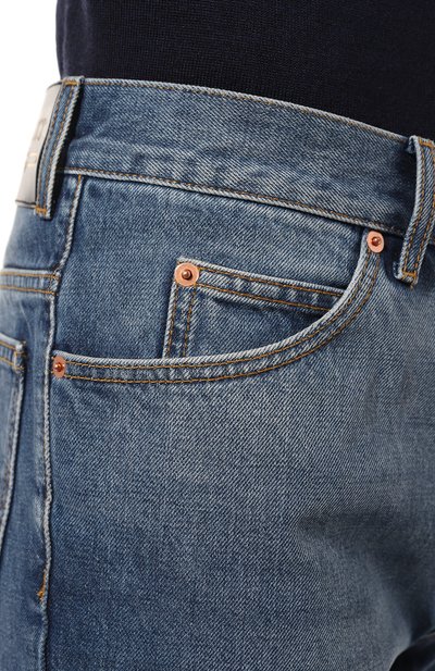 Джинсы GUCCI синего цвета по цене 84960 руб., арт. 623953 XDA4M, фото 5 Джинсы GUCCI, арт. 623953 XDA4M, фото 5