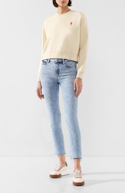 Хлопковый свитшот AMI, арт. E20FJ007.730, фото 2