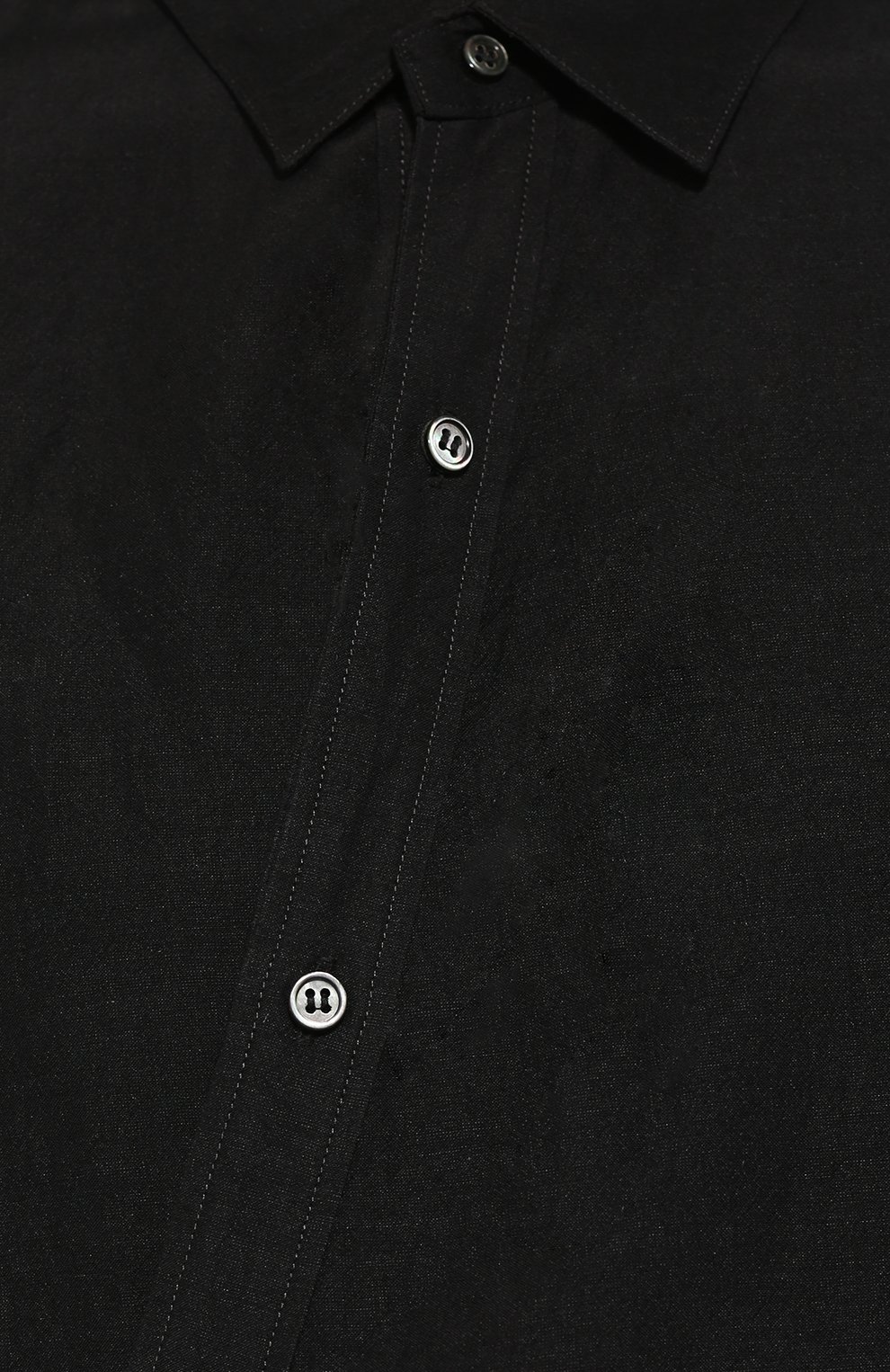 Рубашка из вискозы KAZUYUKI KUMAGAI черного цвета по цене 29850 руб., арт. KS91-036, фото 5 Рубашка из вискозы KAZUYUKI KUMAGAI, арт. KS91-036, фото 5