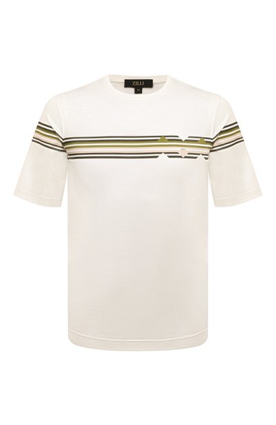 Мужская хлопковая футболка ZILLI, арт. TSR02AM0110VZLF59