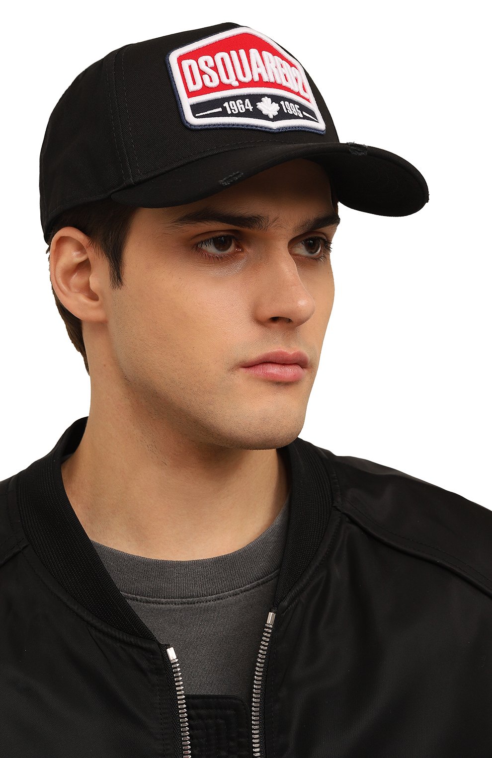 Хлопковая бейсболка DSQUARED2, арт. BCM0440 05C00001, фото 2