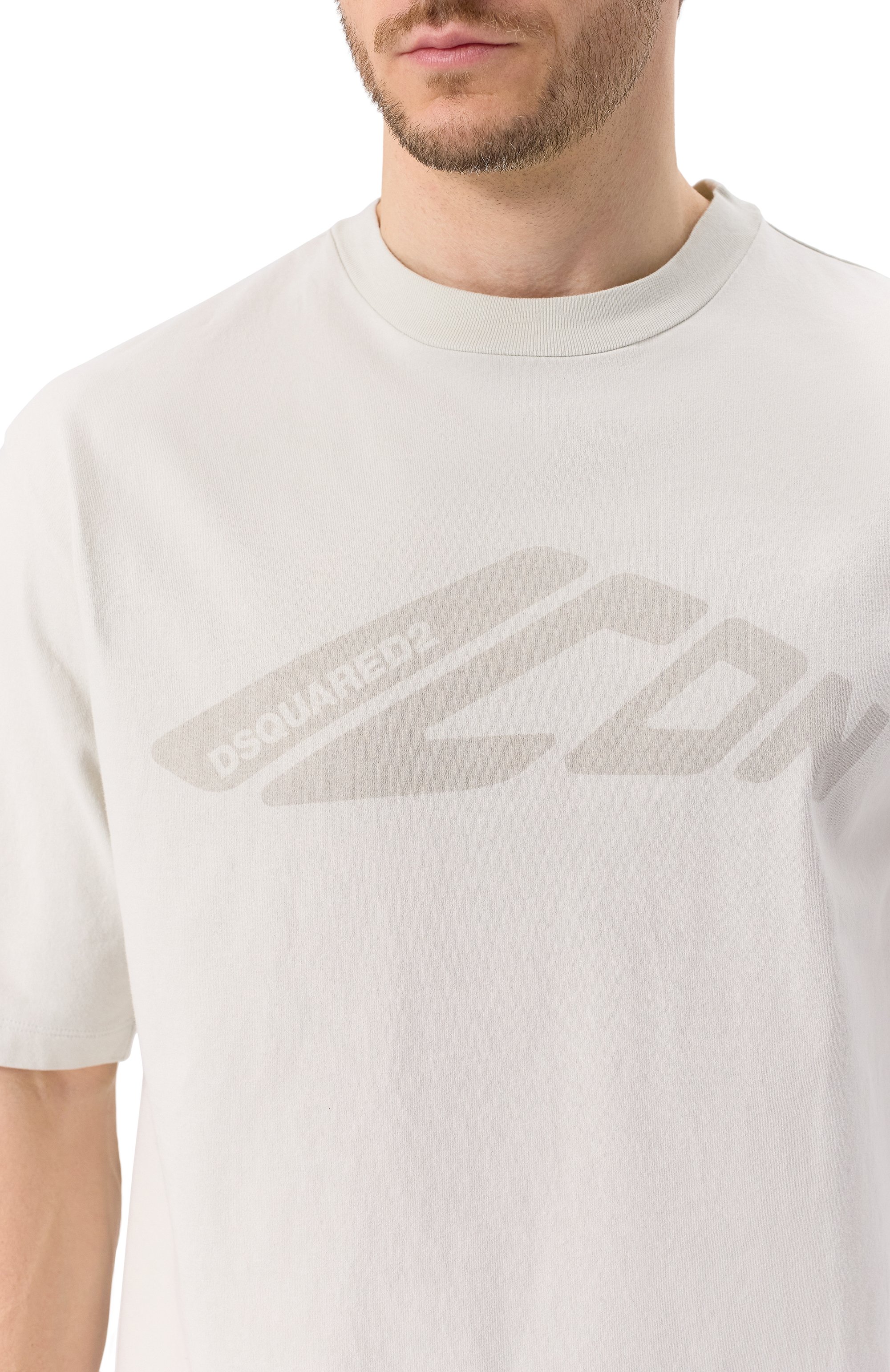 Хлопковая футболка DSQUARED2, арт. S79GC0107/S24583, фото 5