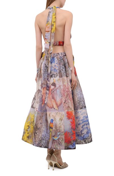 Платье изо льна и шелка ZIMMERMANN, арт. 1074DB0T, фото 4