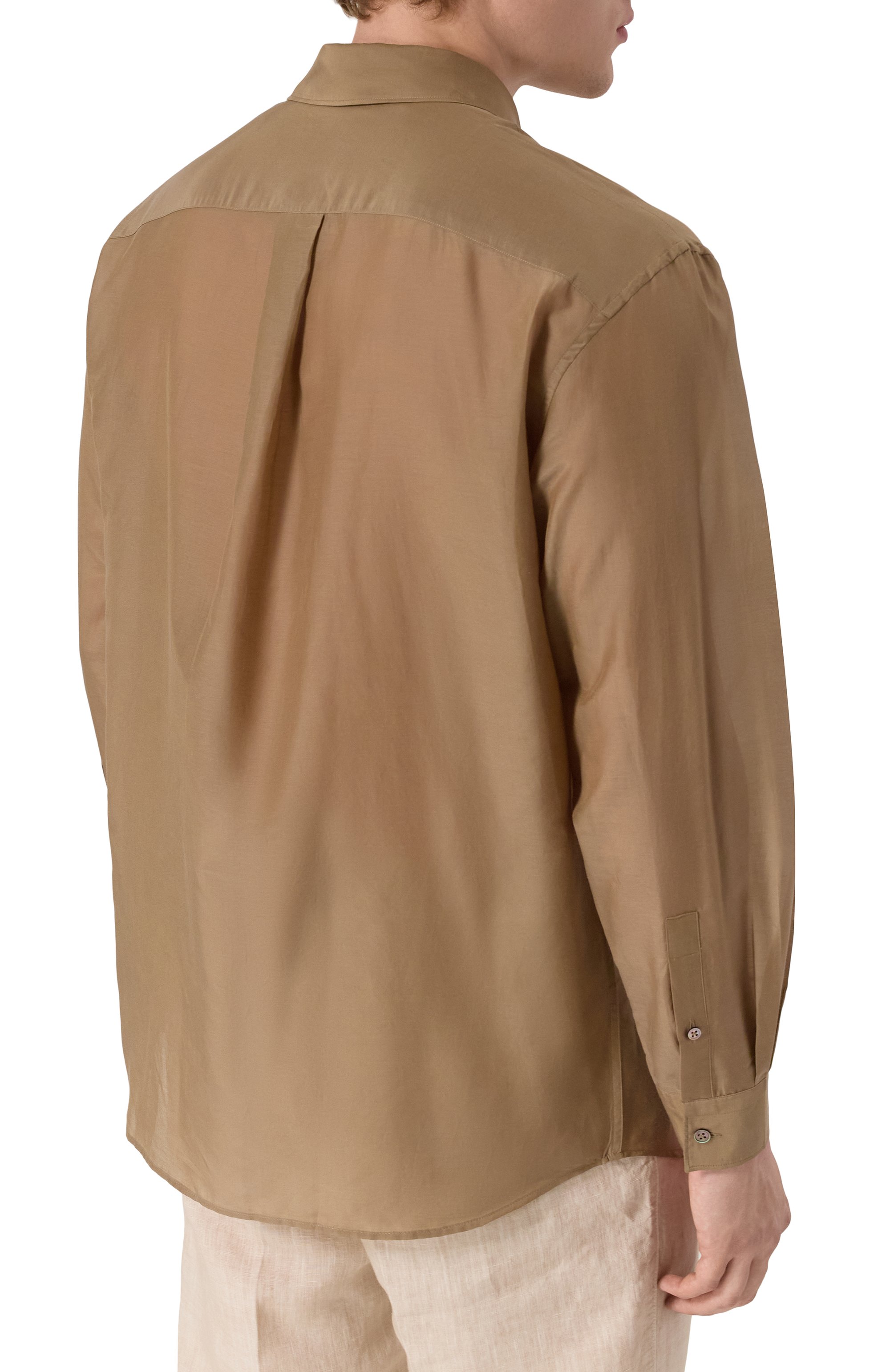 Рубашка из хлопка и шелка 12 STOREEZ, арт. 132301, фото 4