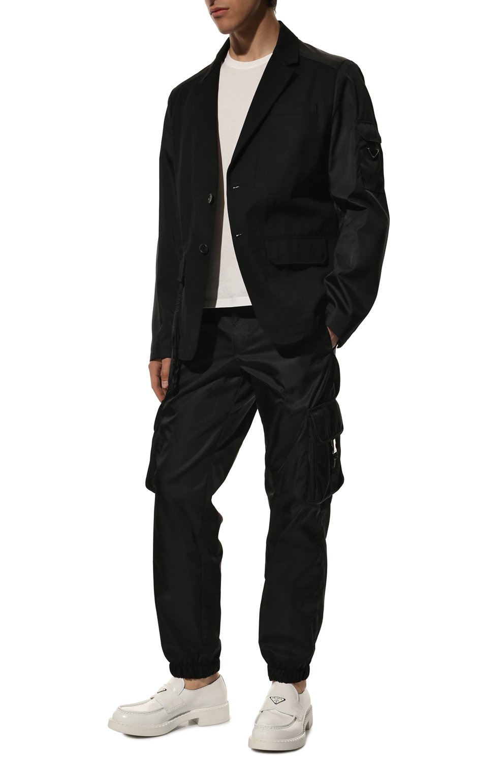 Кожаные лоферы PRADA, арт. 2DE127-055-F0009, фото 2