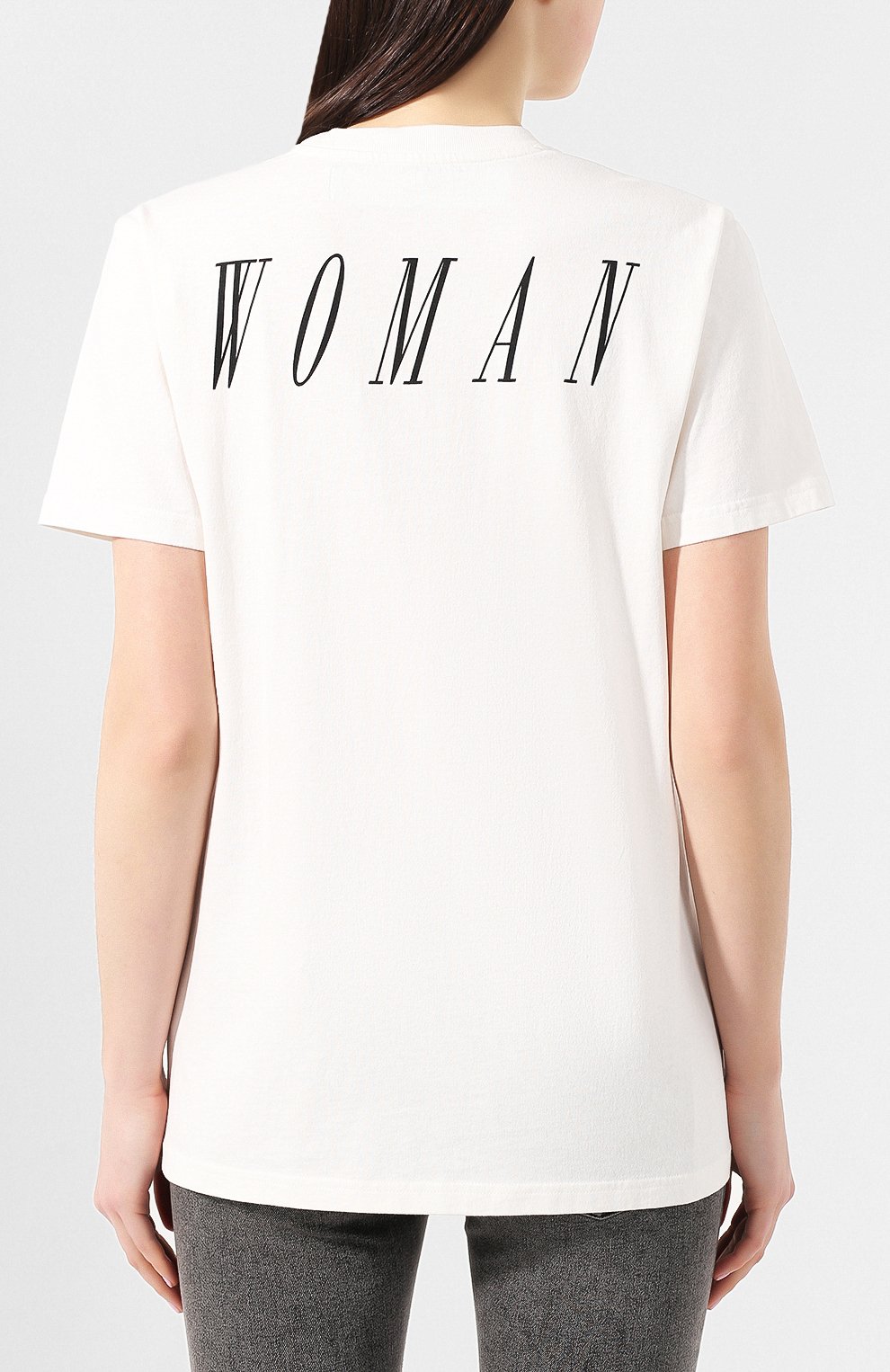 Хлопковая футболка OFF-WHITE белого цвета по цене 18250 руб., арт. 0WAA049S19B070650110, фото 4 Хлопковая футболка OFF-WHITE, арт. 0WAA049S19B070650110, фото 4