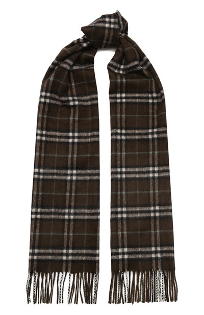 Кашемировый шарф в клетку BURBERRY, арт. 4079000, фото 1