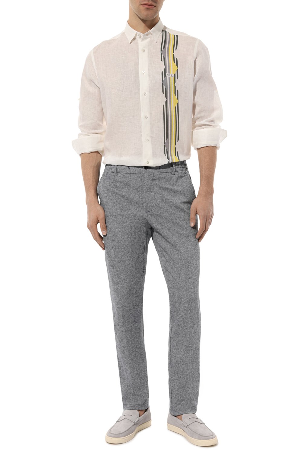 Льняная рубашка ZILLI, арт. LINA01M080084062A, фото 2