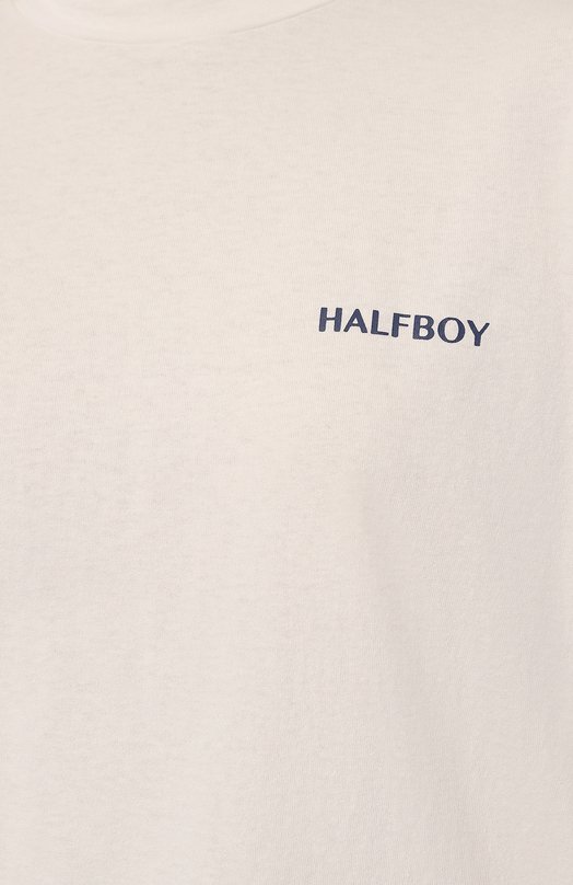 Хлопковая футболка Halfboy HSS241WTTS028 Белый  HSS241WTTS028 Фото 5