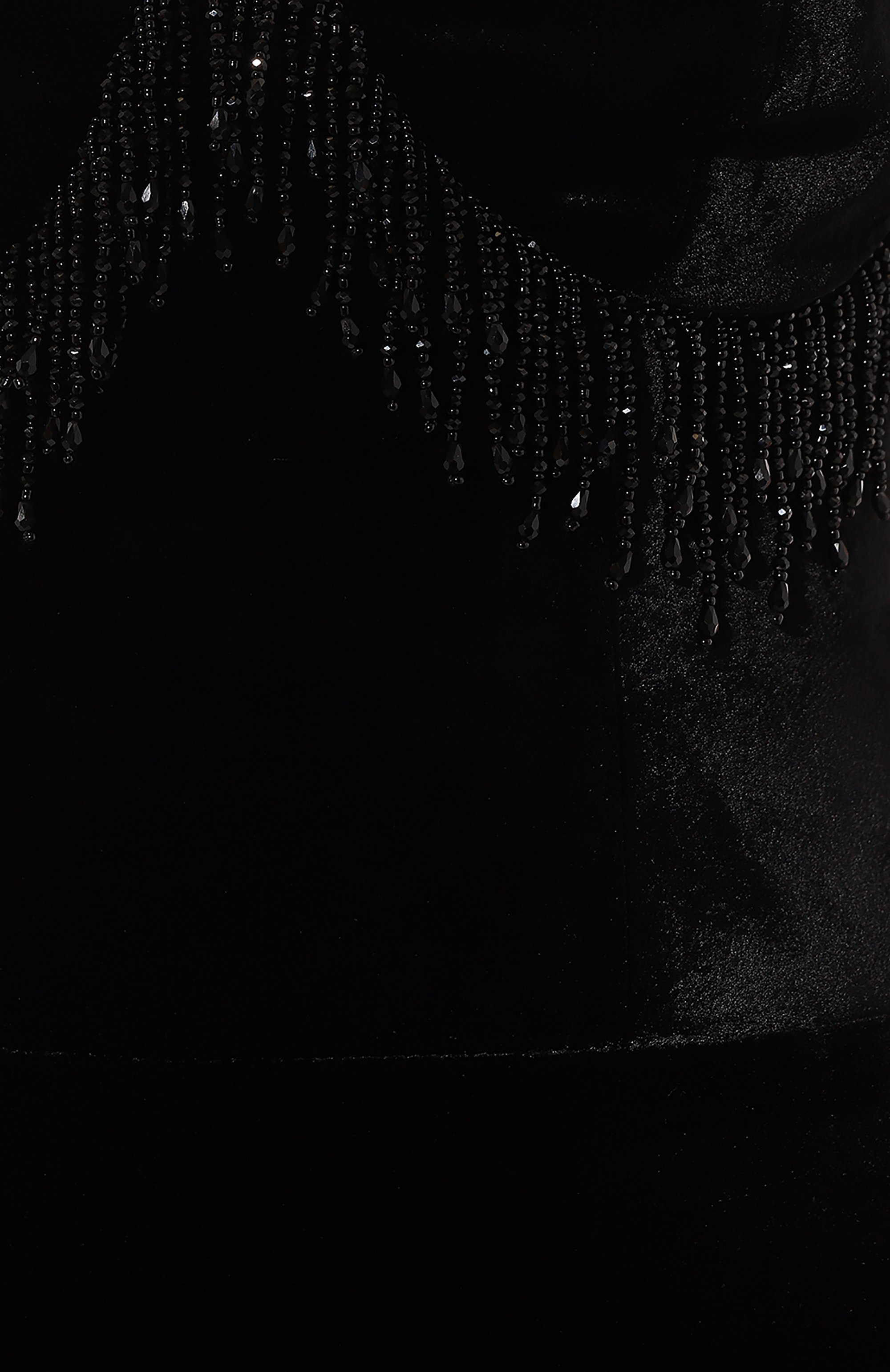 Бархатное платье RASARIO черного цвета по цене 169960 руб., арт. RS24F054DN001, фото 5 Бархатное платье RASARIO, арт. RS24F054DN001, фото 5