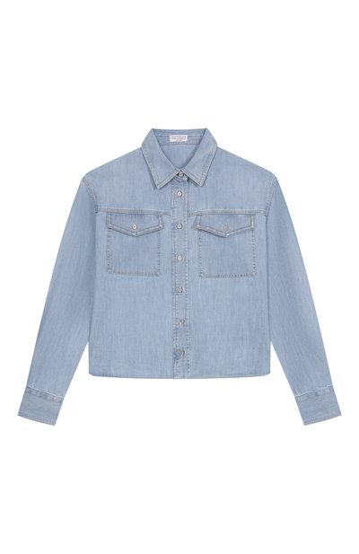 Джинсовая рубашка BRUNELLO CUCINELLI, арт. BH192C860C