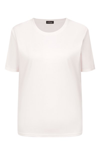 Женская хлопковая футболка KITON, арт. D61449H0805101