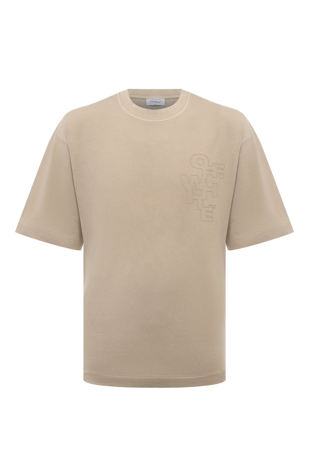 Хлопковая футболка OFF-WHITE, арт. 0MAA120F24JER004, фото 1