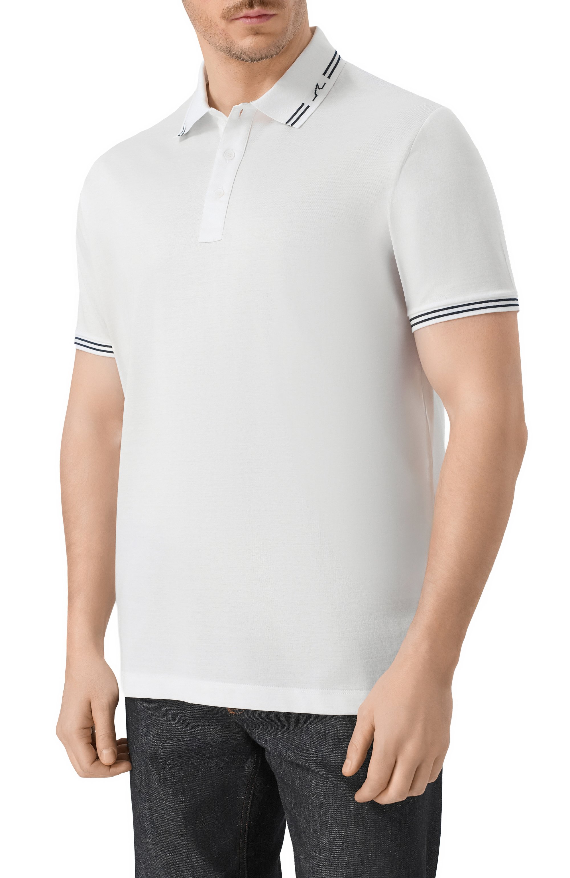 Хлопковое поло PAUL&SHARK, арт. 25411288, фото 3