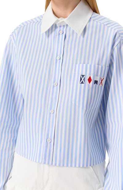 Хлопковая рубашка FORTE DEI MARMI COUTURE, арт. 25SF5119, фото 5