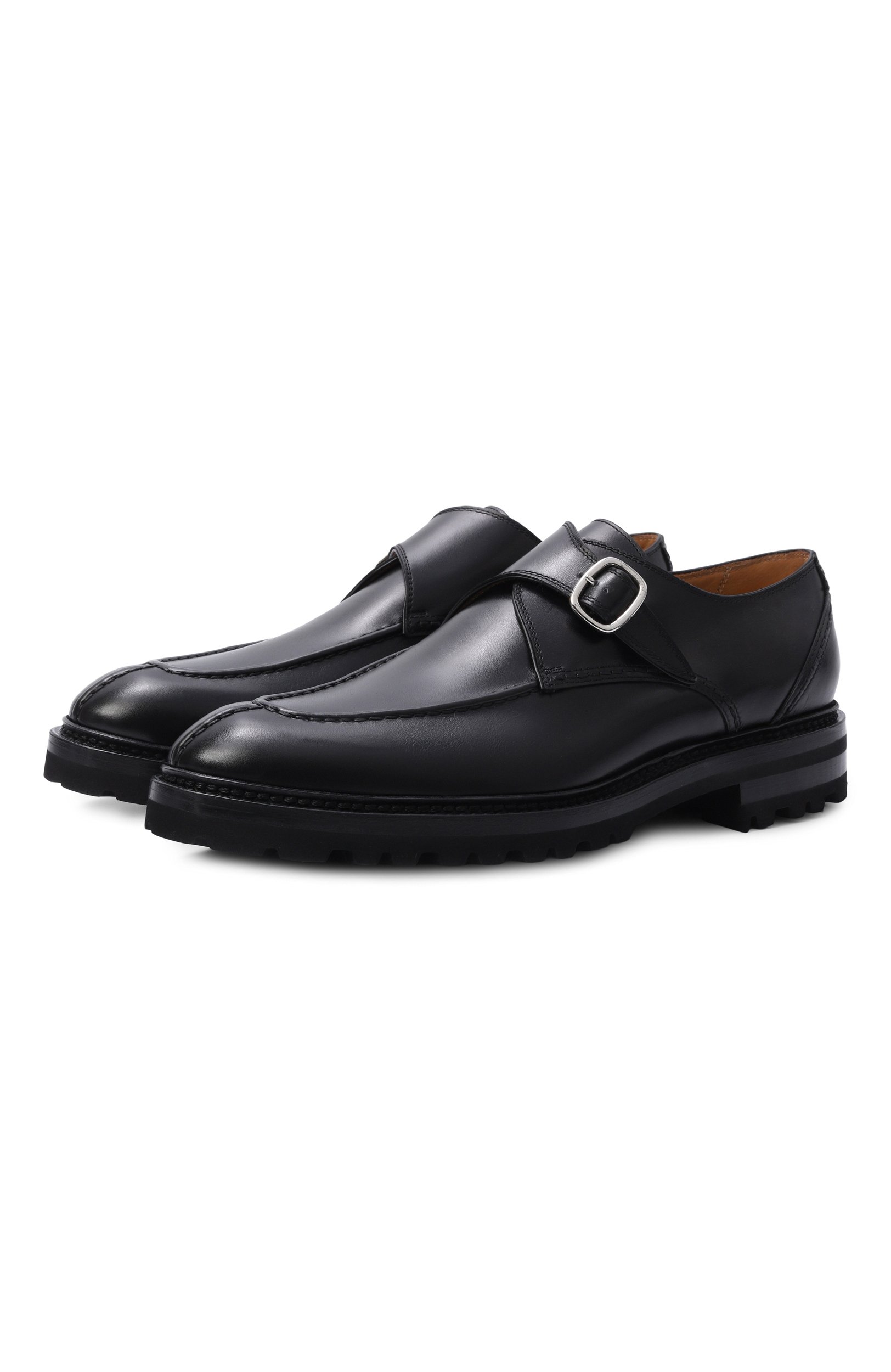 Кожаные монки KITON, арт. USSA512N00101, фото 1