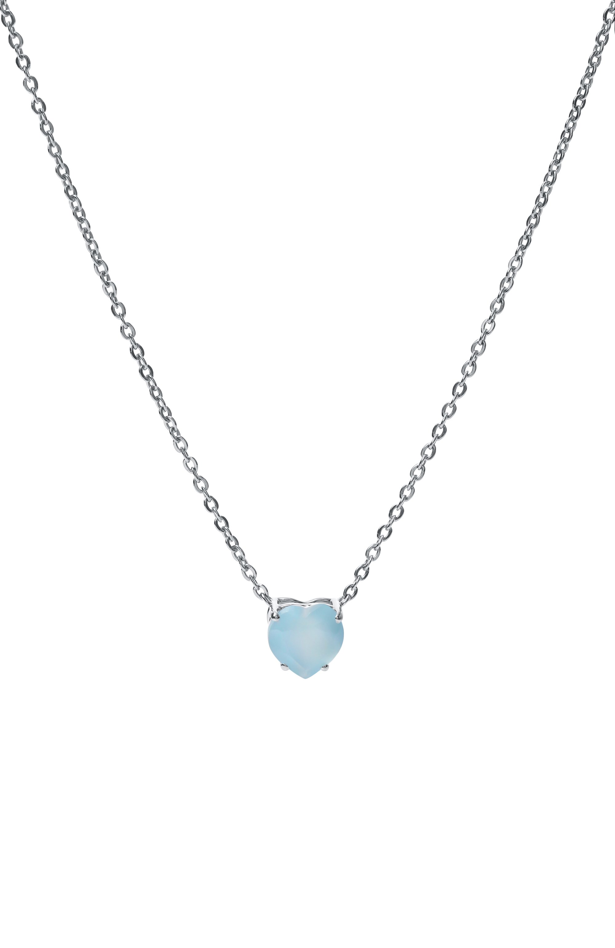 Кулон c агатом cartoon hearts MOONKA, арт. HRT-925SL-NK-AGT-BL, фото 3