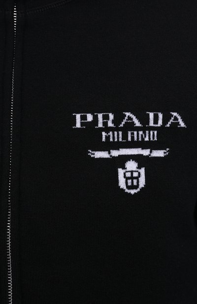 Кашемировый кардиган PRADA, арт. SGC021-10J4-F0002-212, фото 5