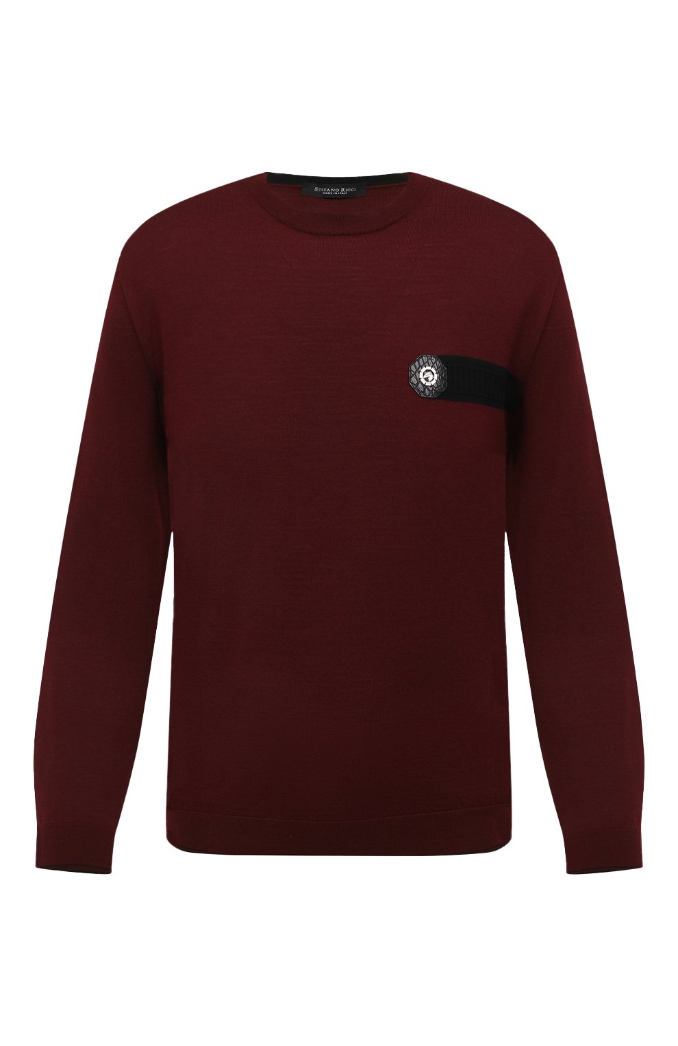 Джемпер с отделкой из кожи аллигатора STEFANO RICCI, арт. K606312AG1/F22465, фото 1