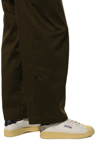 Кожаные кеды AUTRY кремового цвета по цене 23800 руб., арт. BLLM TC05, фото 3 Кожаные кеды AUTRY, арт. BLLM TC05, фото 3