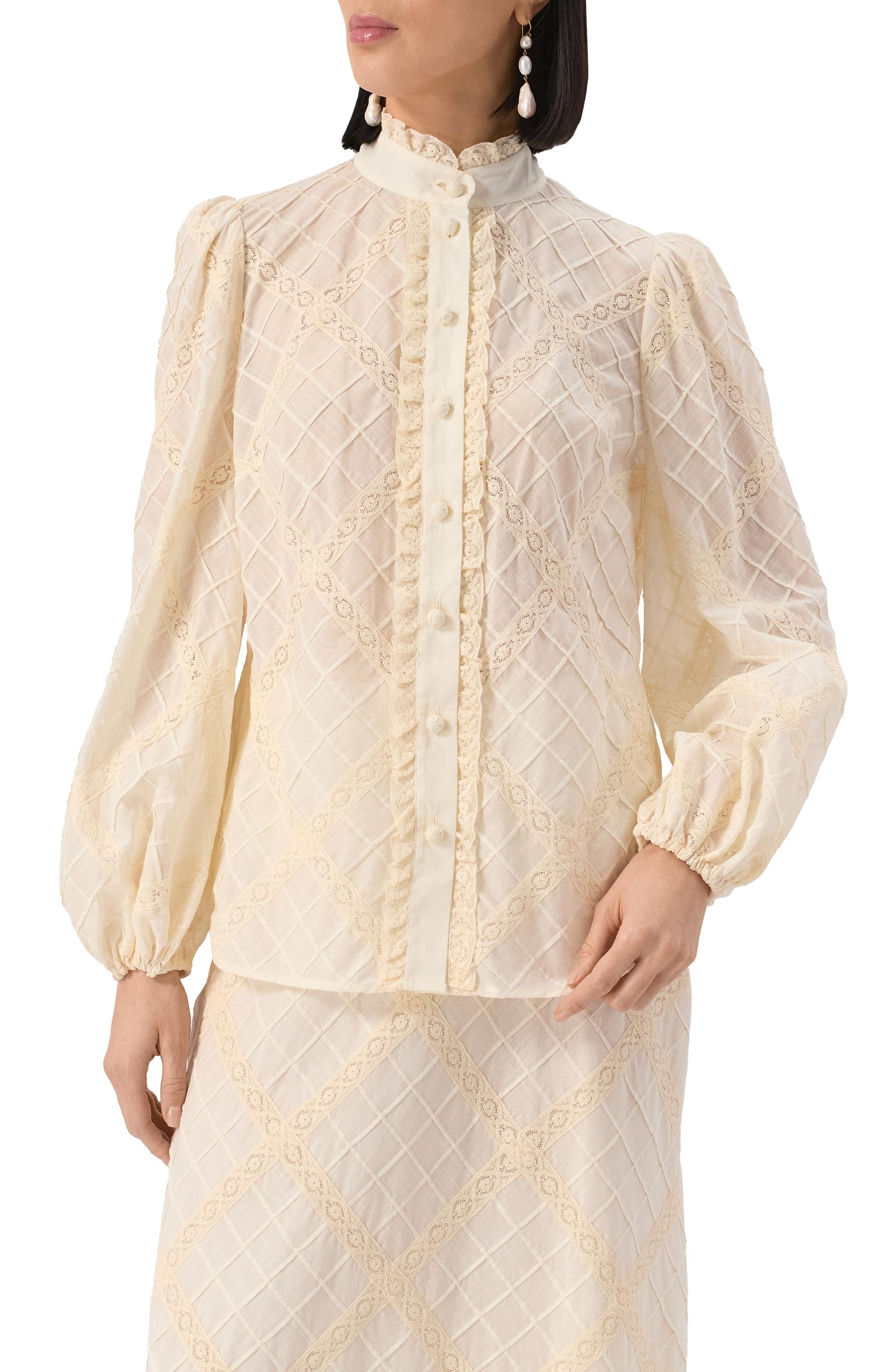 Хлопковая блузка ZIMMERMANN, арт. 0723TRS253, фото 3