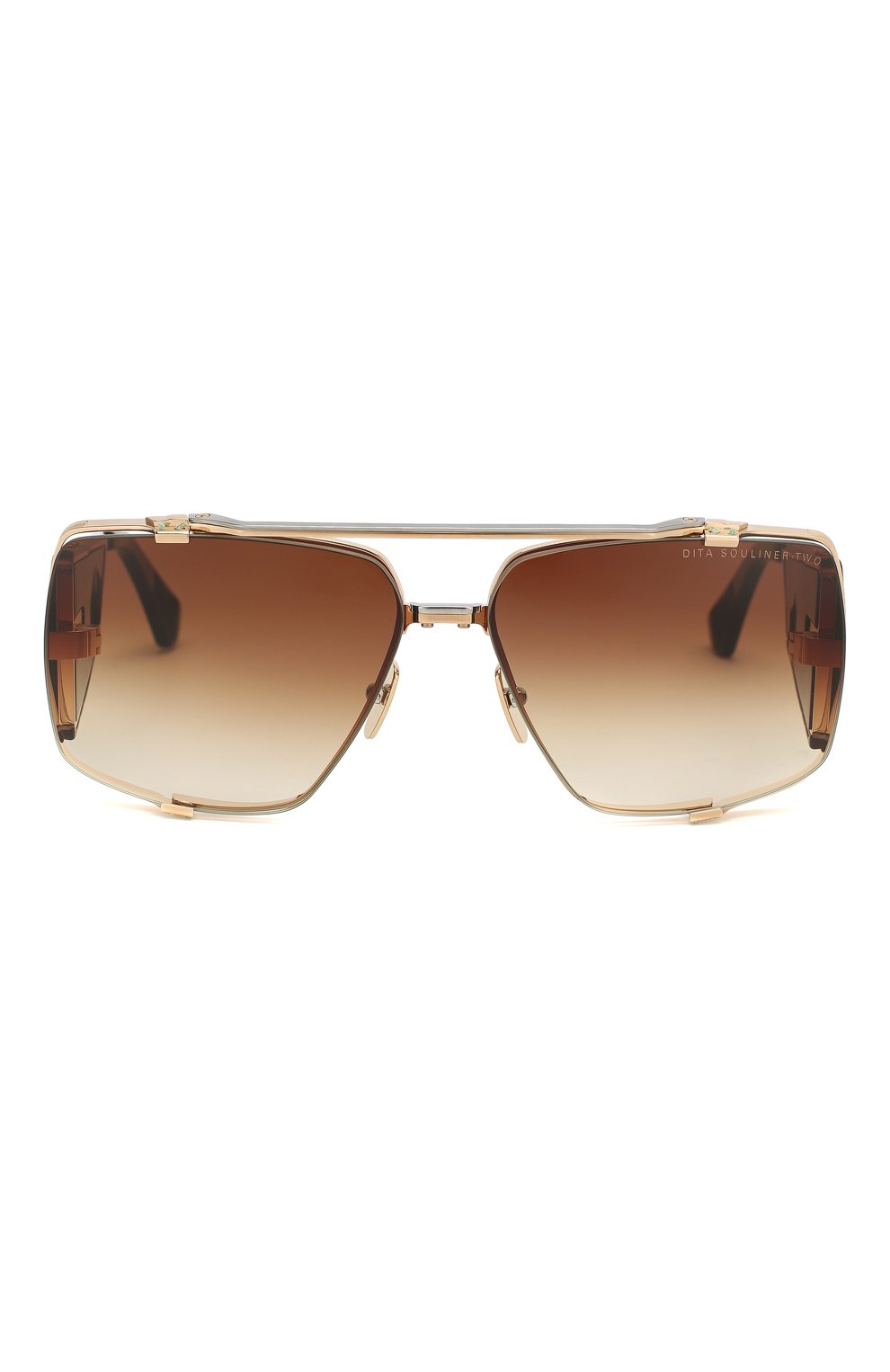 Солнцезащитные очки DITA золотого цвета по цене 89950 руб., арт. S0ULINER-TW0/02, фото 3 Солнцезащитные очки DITA, арт. S0ULINER-TW0/02, фото 3