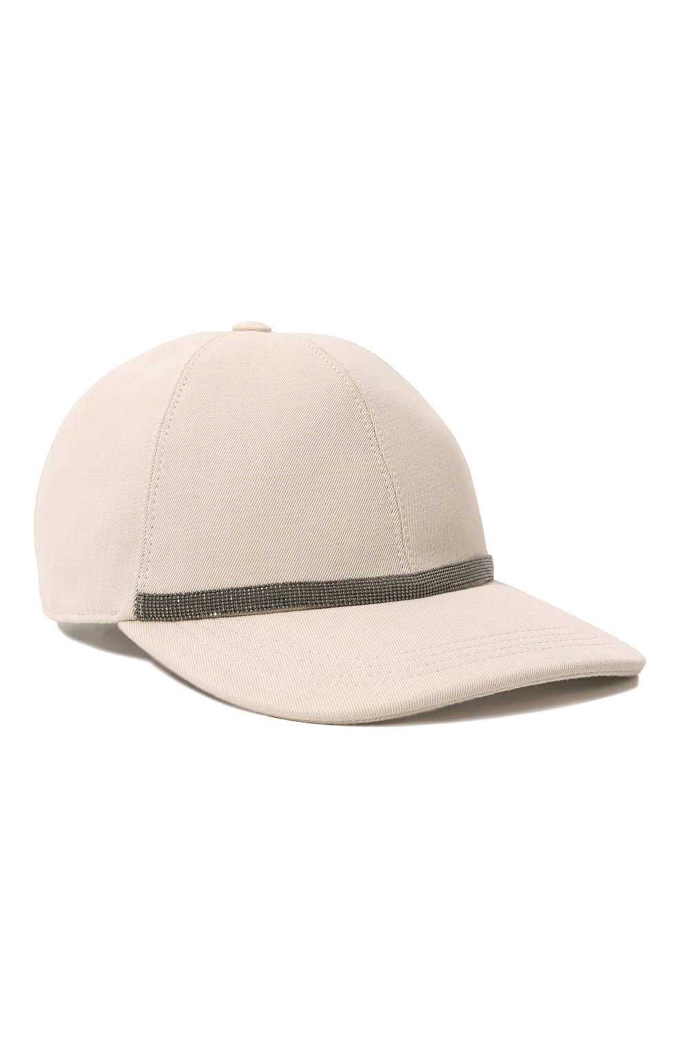 Бейсболка из вискозы и льна BRUNELLO CUCINELLI, арт. MCAP90078, фото 1