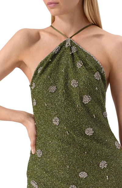 Платье с отделкой бисером GIUSEPPE DI MORABITO, арт. 04SSLD152 04468, фото 5