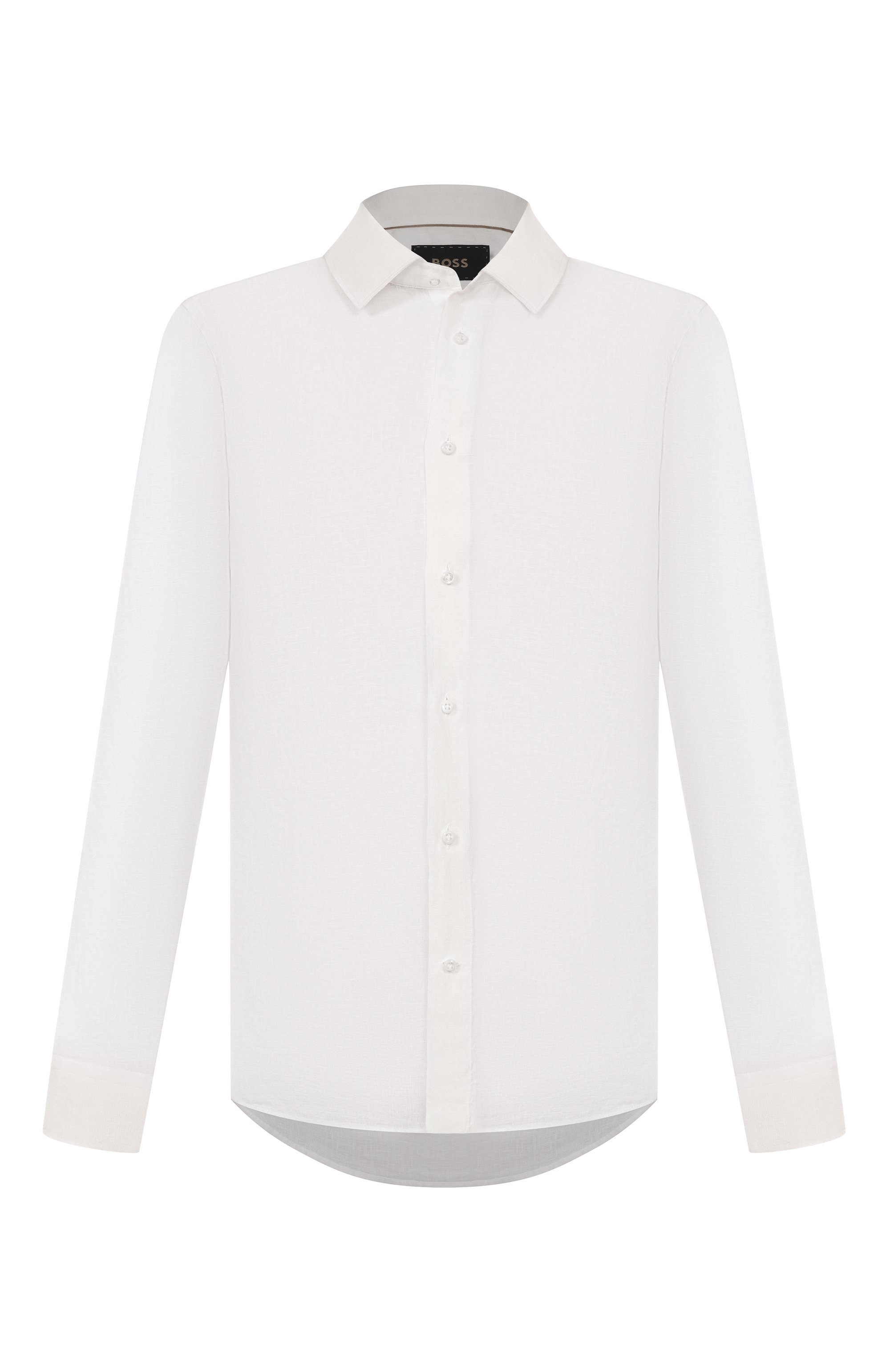 Льняная рубашка BOSS CAMEL, арт. 50560284, фото 1