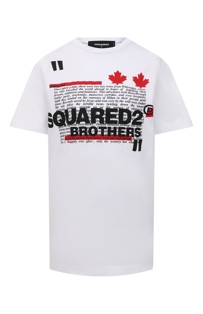 Женская хлопковая футболка DSQUARED2, арт. S75GD0164/S23009