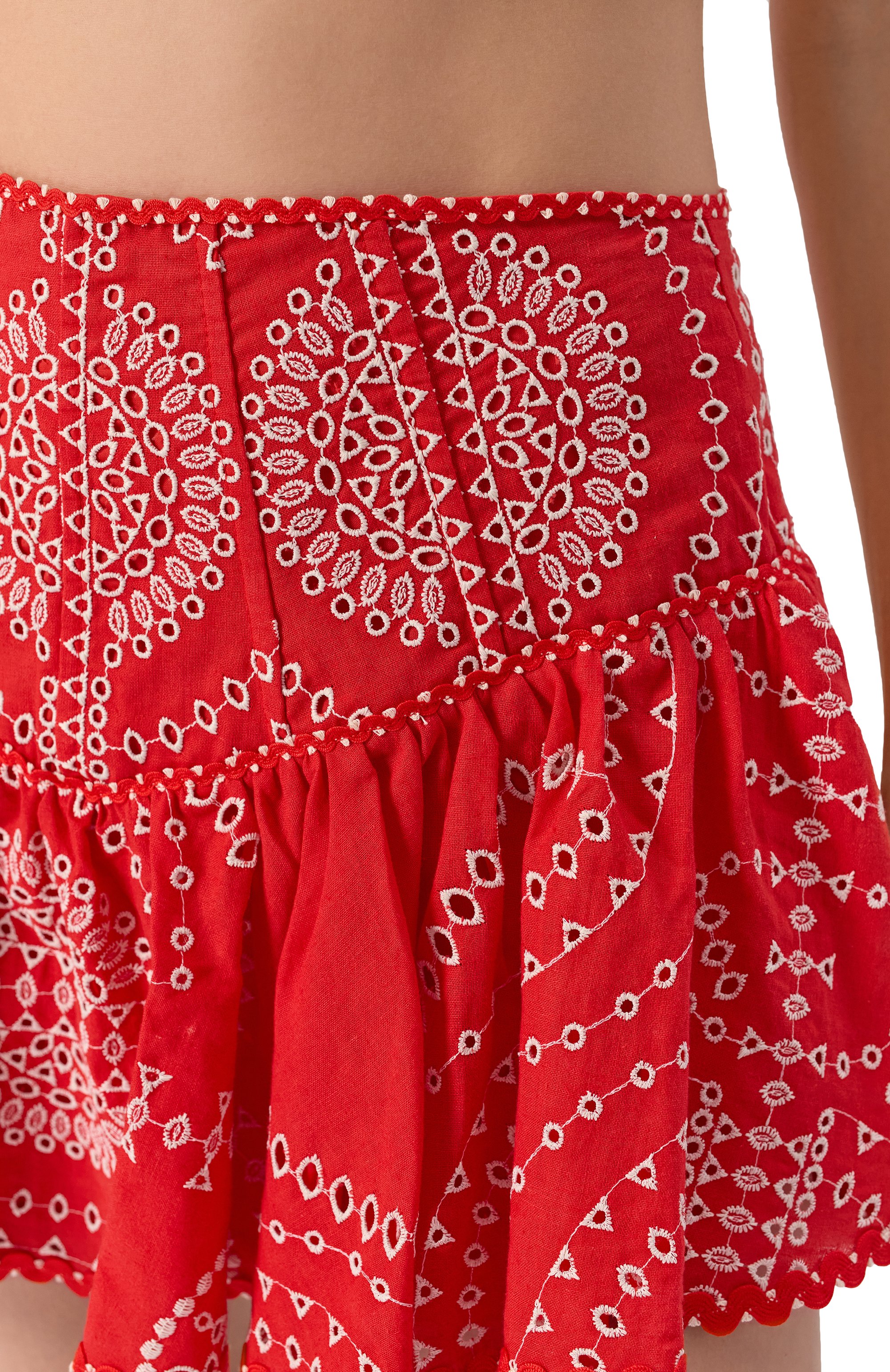 Юбка из хлопка и льна CHARO RUIZ IBIZA, арт. 254400, фото 5